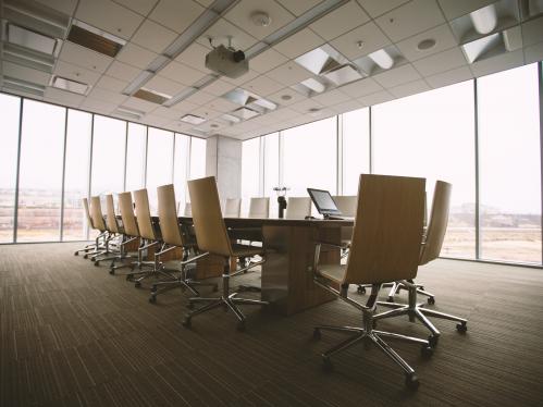 Empty conference room