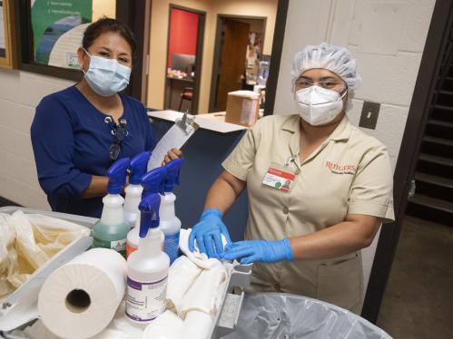 Cleaning hospital during COVID-19